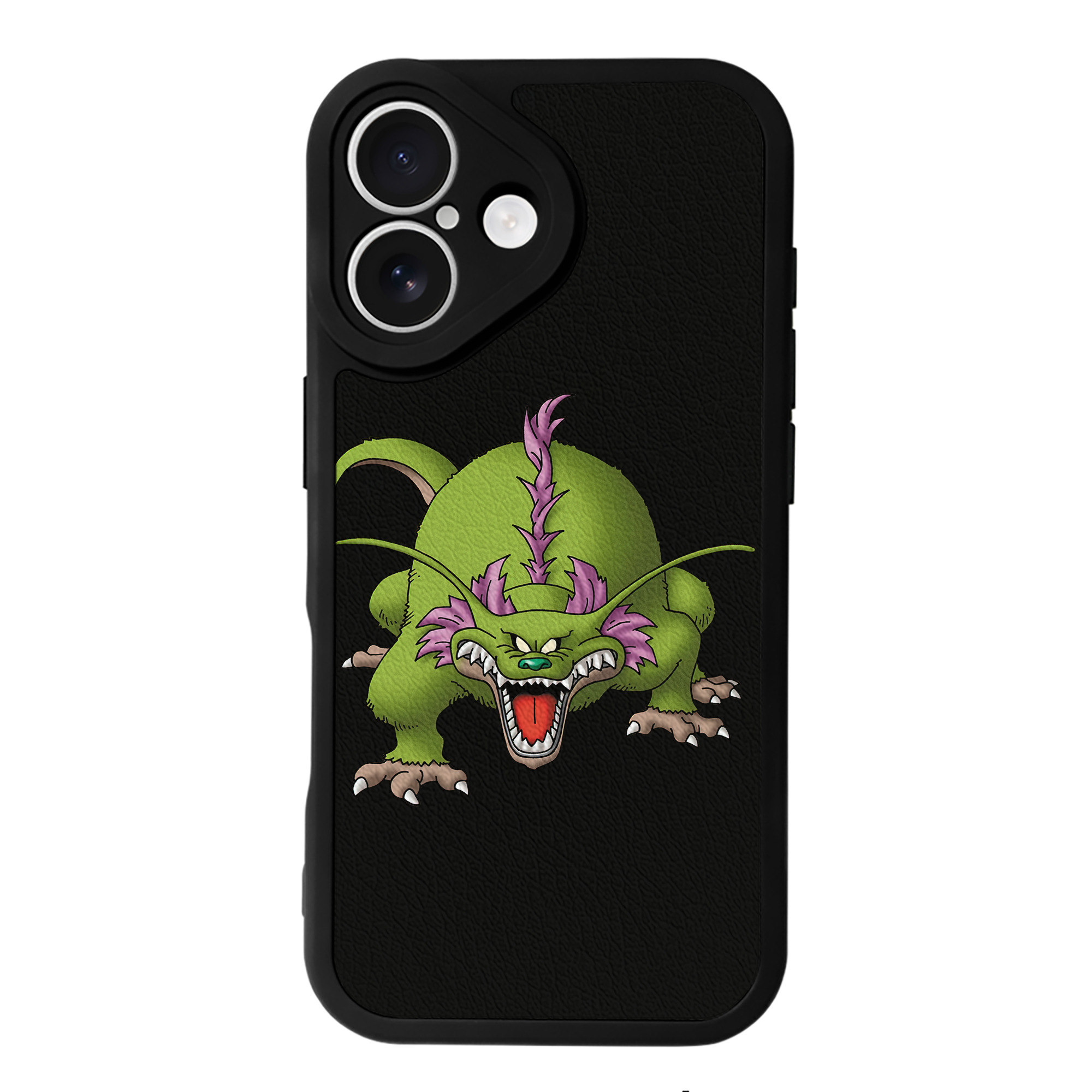 （画像用） ドラゴンクエスト Doragon Kuesuto Dragon Quest 【iPhone 16シリーズ対応】シリコンスマホケース（レザー調） 材質：シリコン